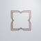 Ekena Millwork Large Fleming Decorative Fretwork Wood Wall Panels, Walnut, 23 3/8"W x 23 3/8"H x 3/8"T WALW24X24X0375FMGWA - alternate 4